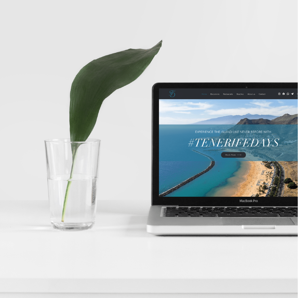 Diseno web de Tenerife Days por Wittierra Design