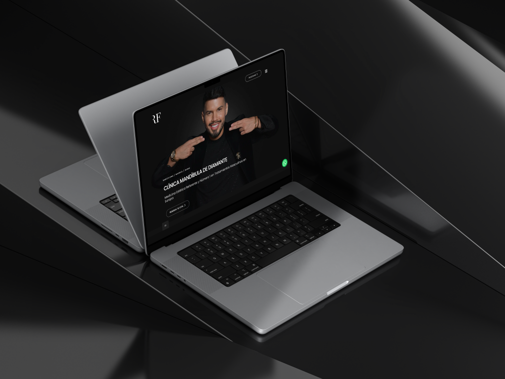 Identidad, web y packaging de la clinica Mandibula de Diamante disenados por Wittierra Design